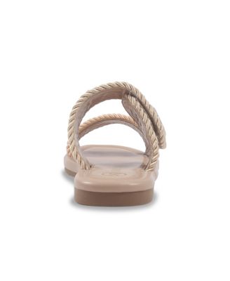 Little and Big Girls Belle Cord Slide Sandals