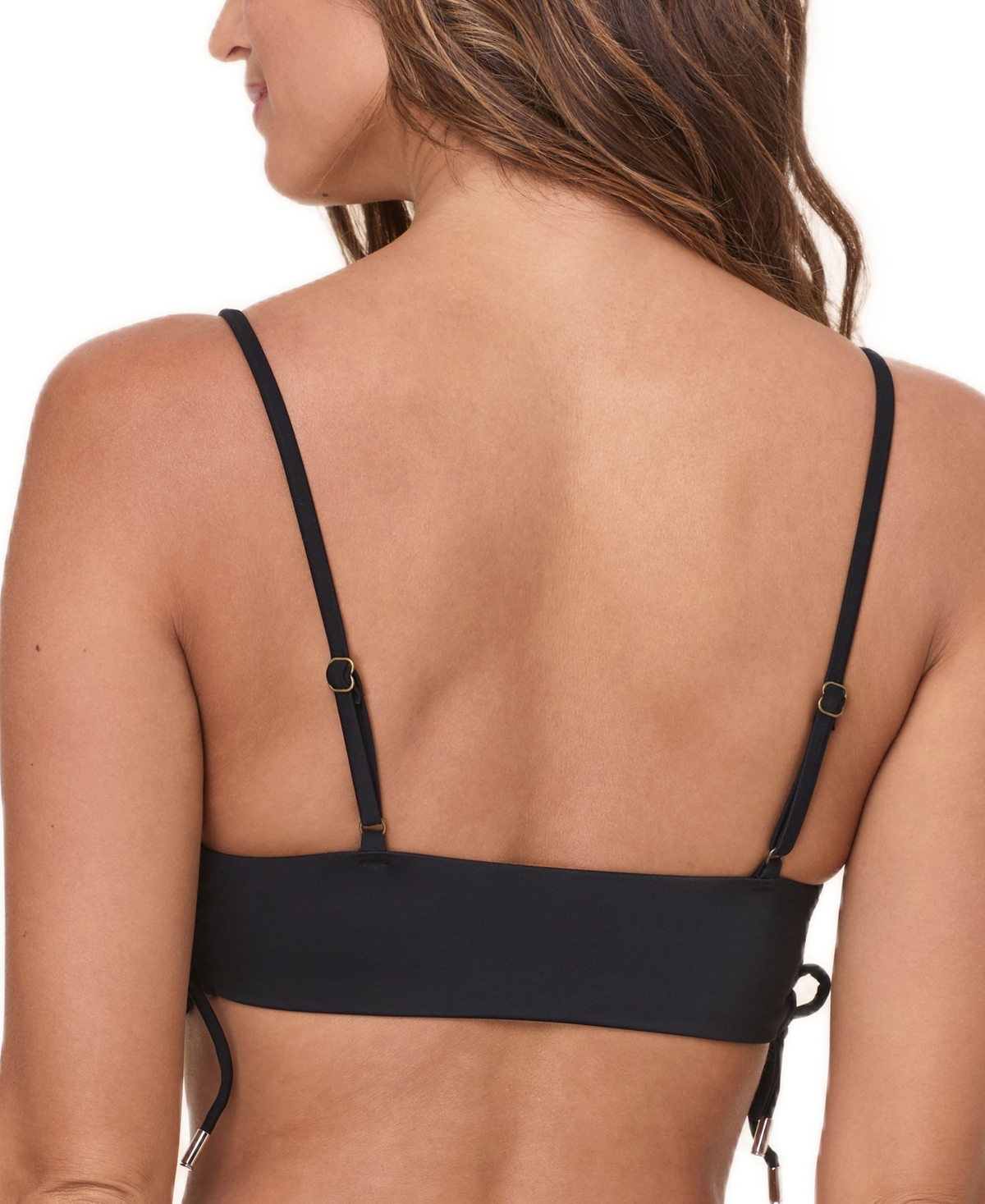 Andie Women's Elba Side-tie Bikini Top, Exclusively At Macy's In Black