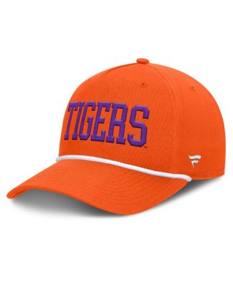 Fanatics - Men's  Orange Clemson Tigers Foul Ball Rope Adjustable Hat