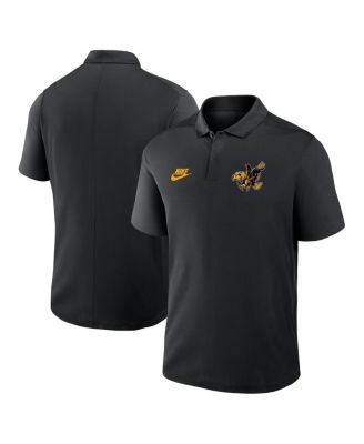 Nike - Men's  Black Iowa Hawkeyes Primetime Victory Legacy Vault Logo Performance Polo