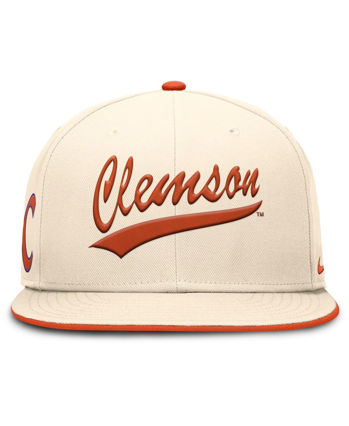 Nike Men's Natural Clemson Tigers Primetime True Performance Fitted Hat In Natural