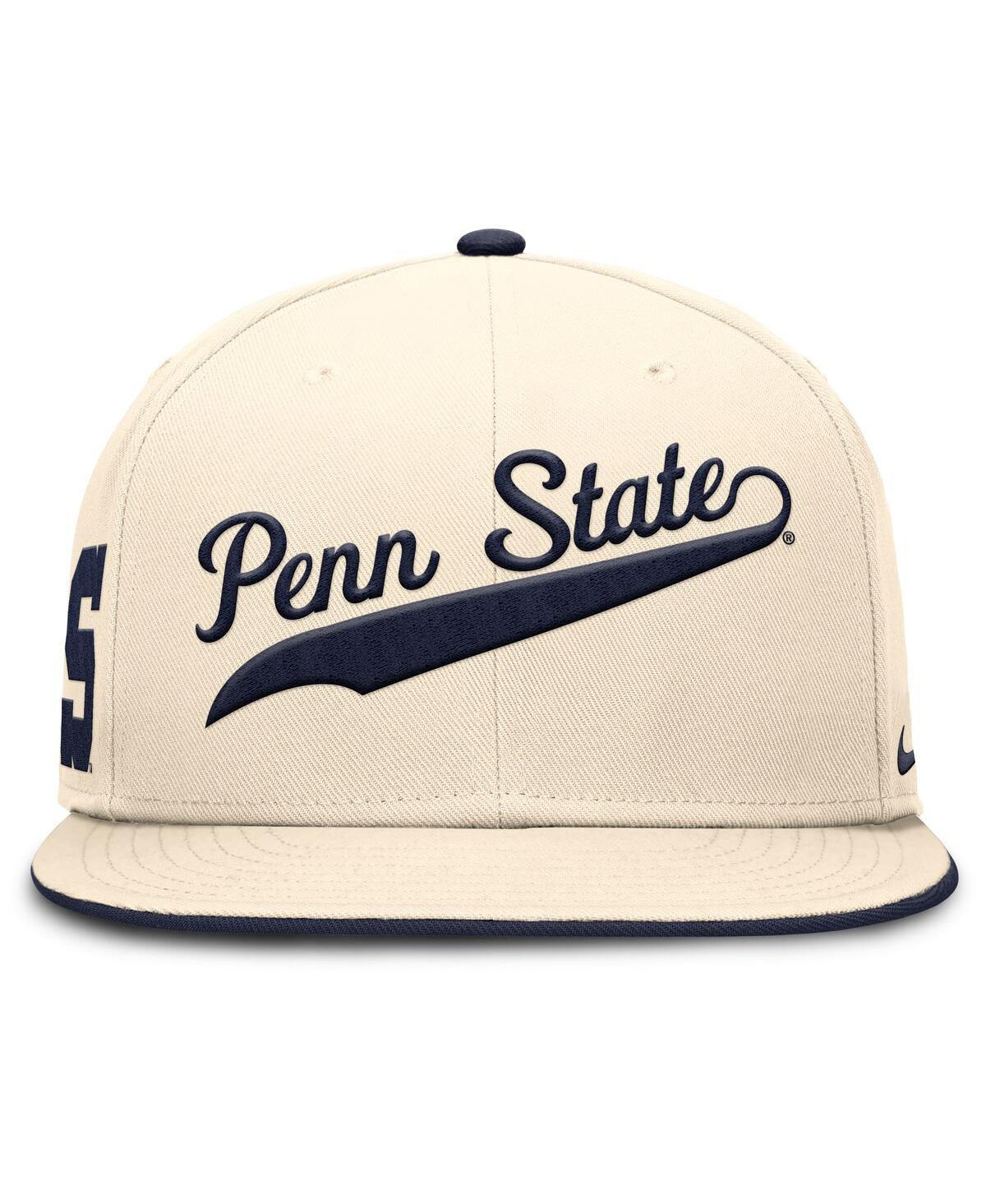 Nike Penn State Nittany Lions Primetime True  Men's Dri-fit College Fitted Hat In Natural