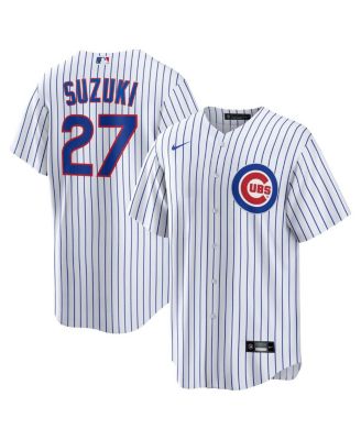 Nike - Men's Seiya Suzuki White Chicago Cubs Home Replica Jersey