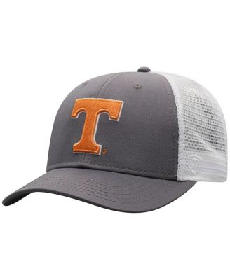 Top of the World - Men's Gray/White Tennessee Volunteers Victory Baseline Trucker Adjustable Hat