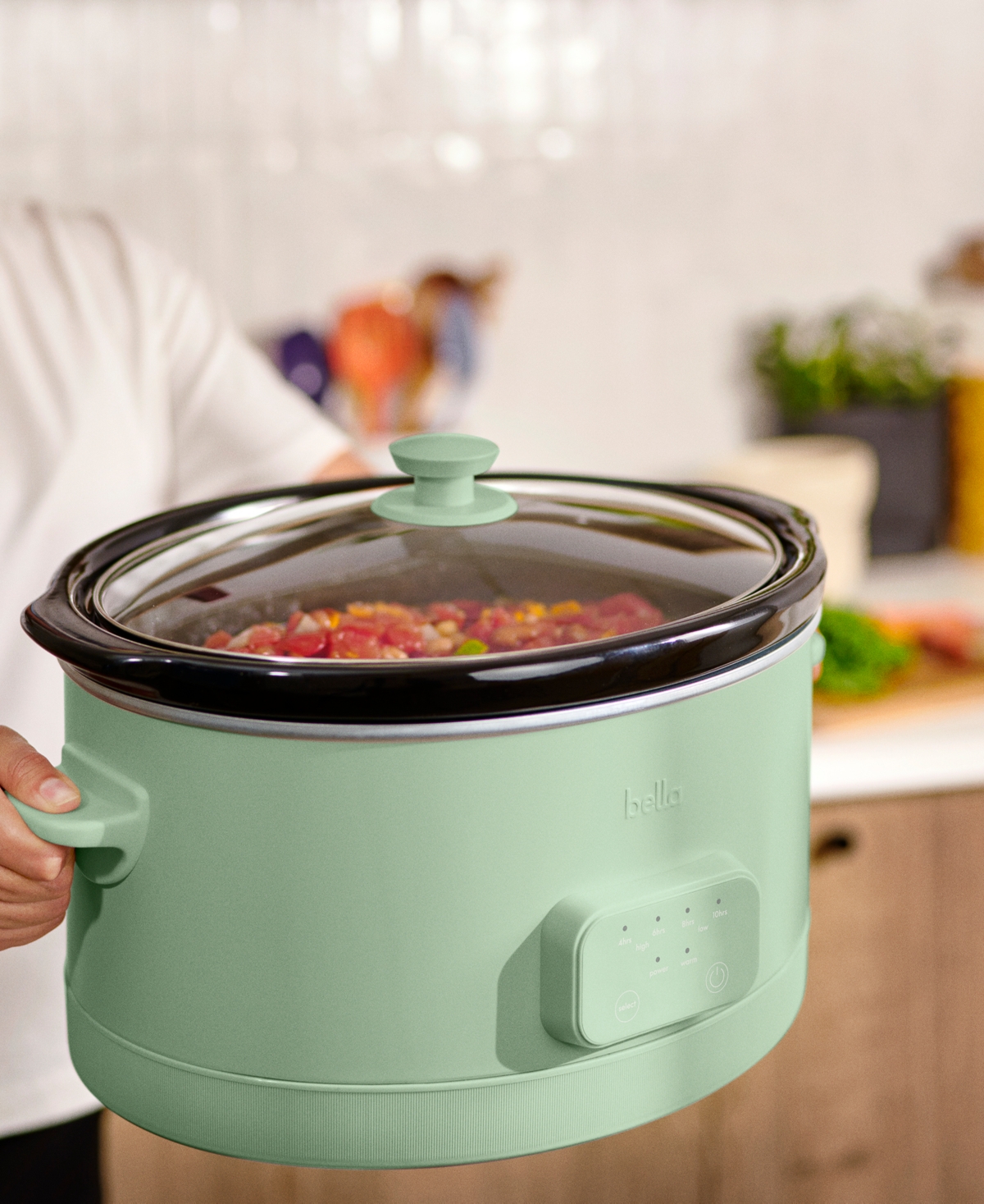 Shop Bella 6-qt. Programmable Slow Cooker In Seaglass