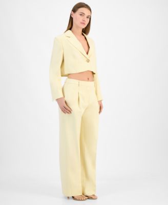 Women's High-Rise Wide-Leg Pants 