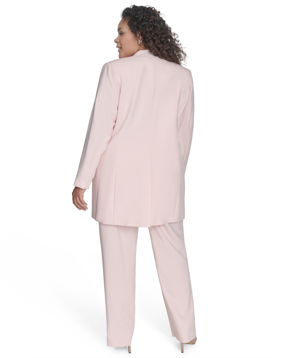CALVIN KLEIN PLUS SIZE OPEN-FRONT TOPPER JACKET 