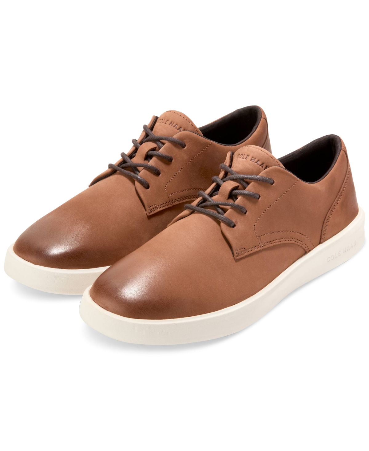 Cole Haan Grand Crosscourt Daily Plain Toe Sneaker In Brown