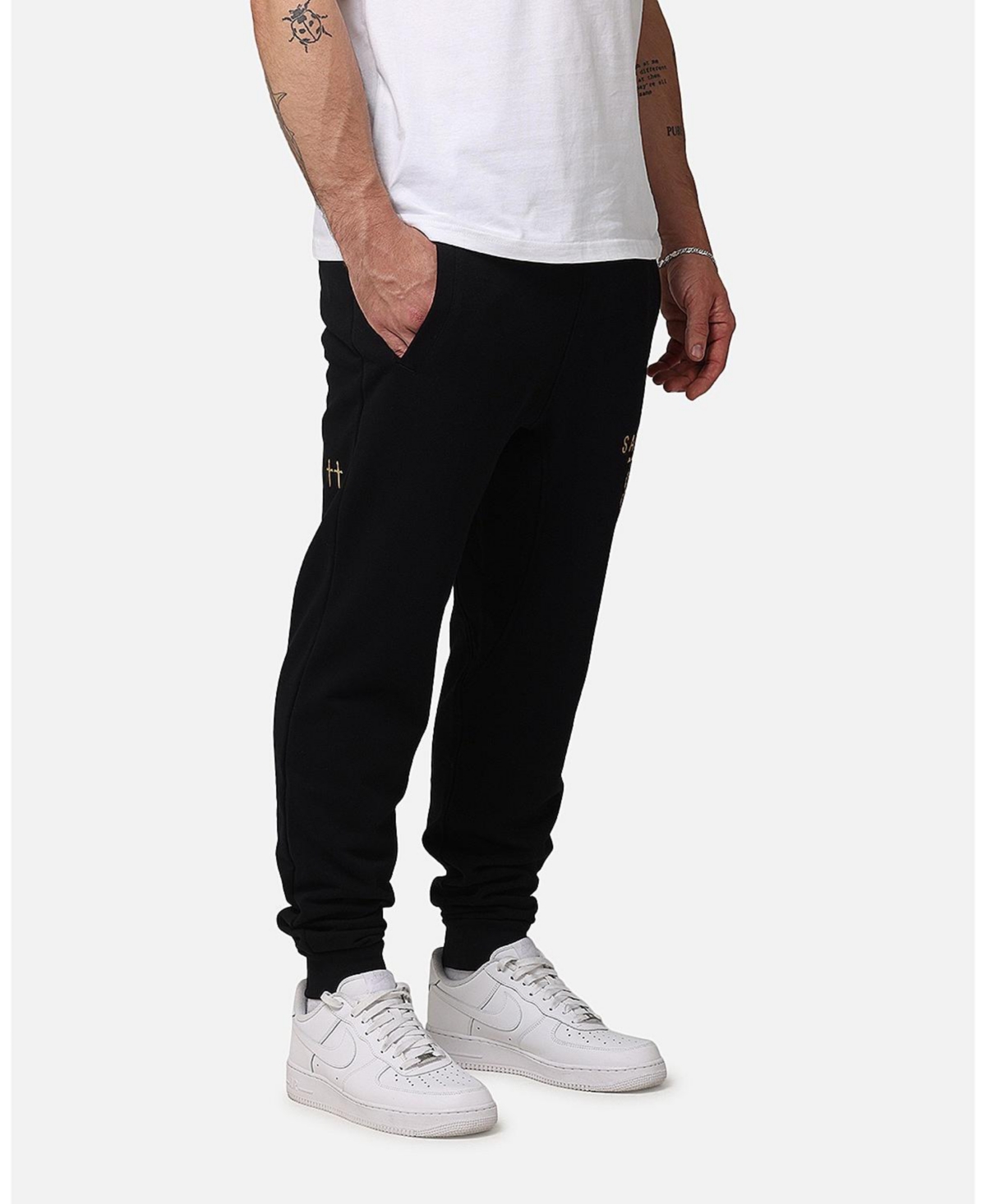 Men's Daggers Sweatpants - Black/gold