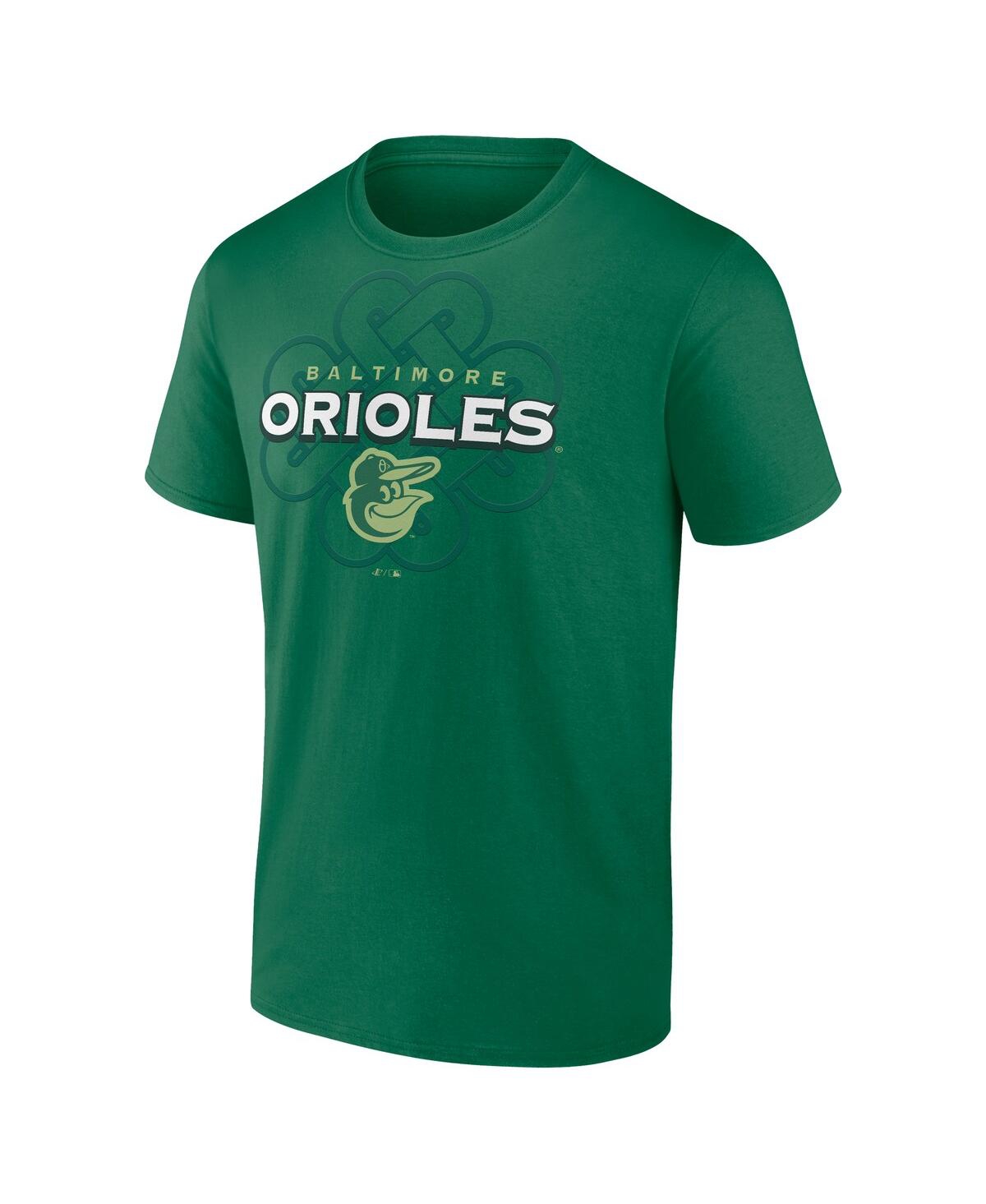 Fanatics Men's Kelly Green Baltimore Orioles Celtic Luck T-shirt In Kelly Green