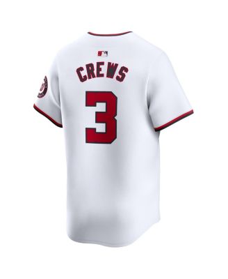 Men's Dylan Crews White Washington Nationals Home Limited Player Jersey