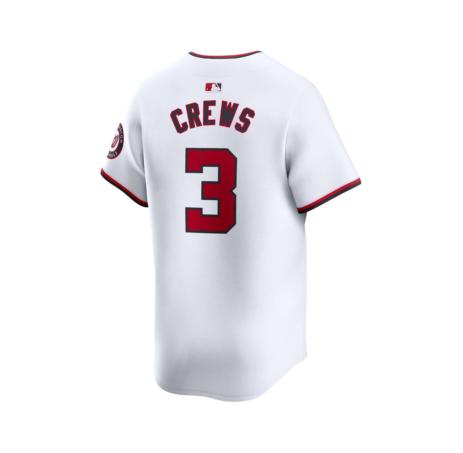 Men's Dylan Crews White Washington Nationals Home Limited Player Jersey