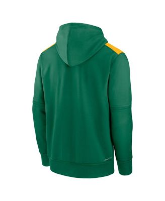 Men's Kelly Green Athletics Authentic Collection Performance Pullover Hoodie