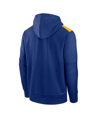 Men's Royal Seattle Mariners Authentic Collection Performance Pullover Hoodie