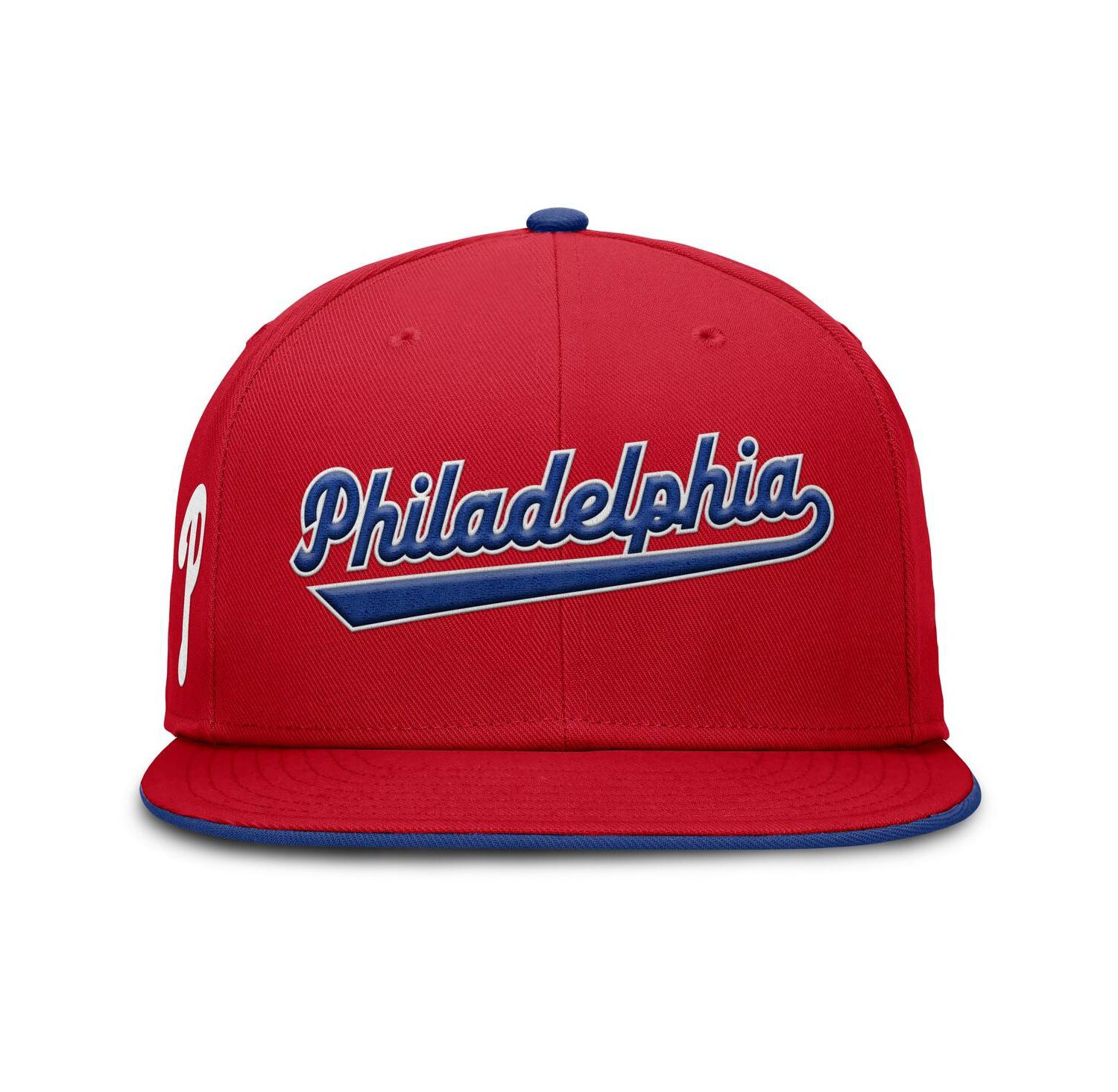 Men's Red Philadelphia Phillies True Performance Fitted Hat