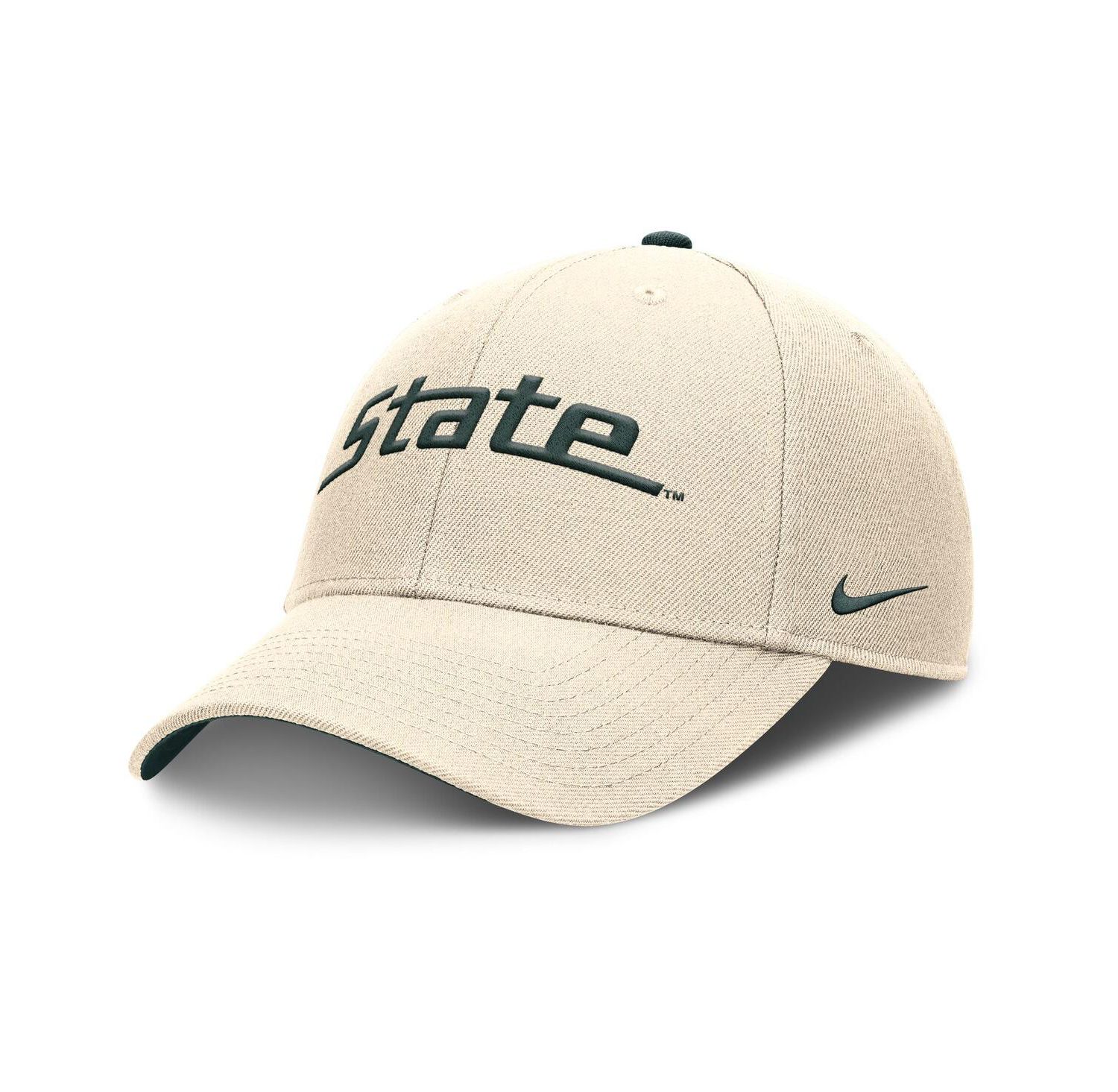 Men's Natural Michigan State Spartans Primetime Rise Adjustable Hat