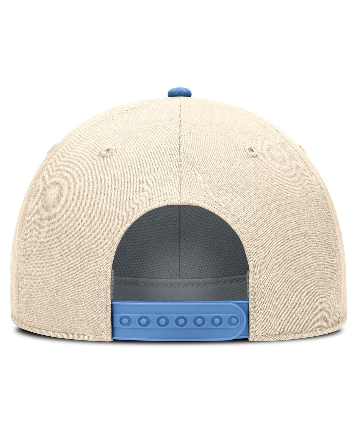 Nike Men's Natural North Carolina Tar Heels Primetime Rise Adjustable Hat In Natural