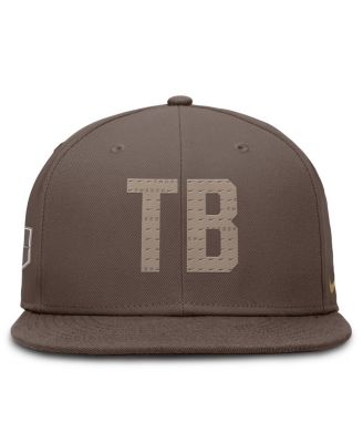 Men's Brown Tampa Bay Rays True Statement 20th Anniversary Performance Fitted Hat