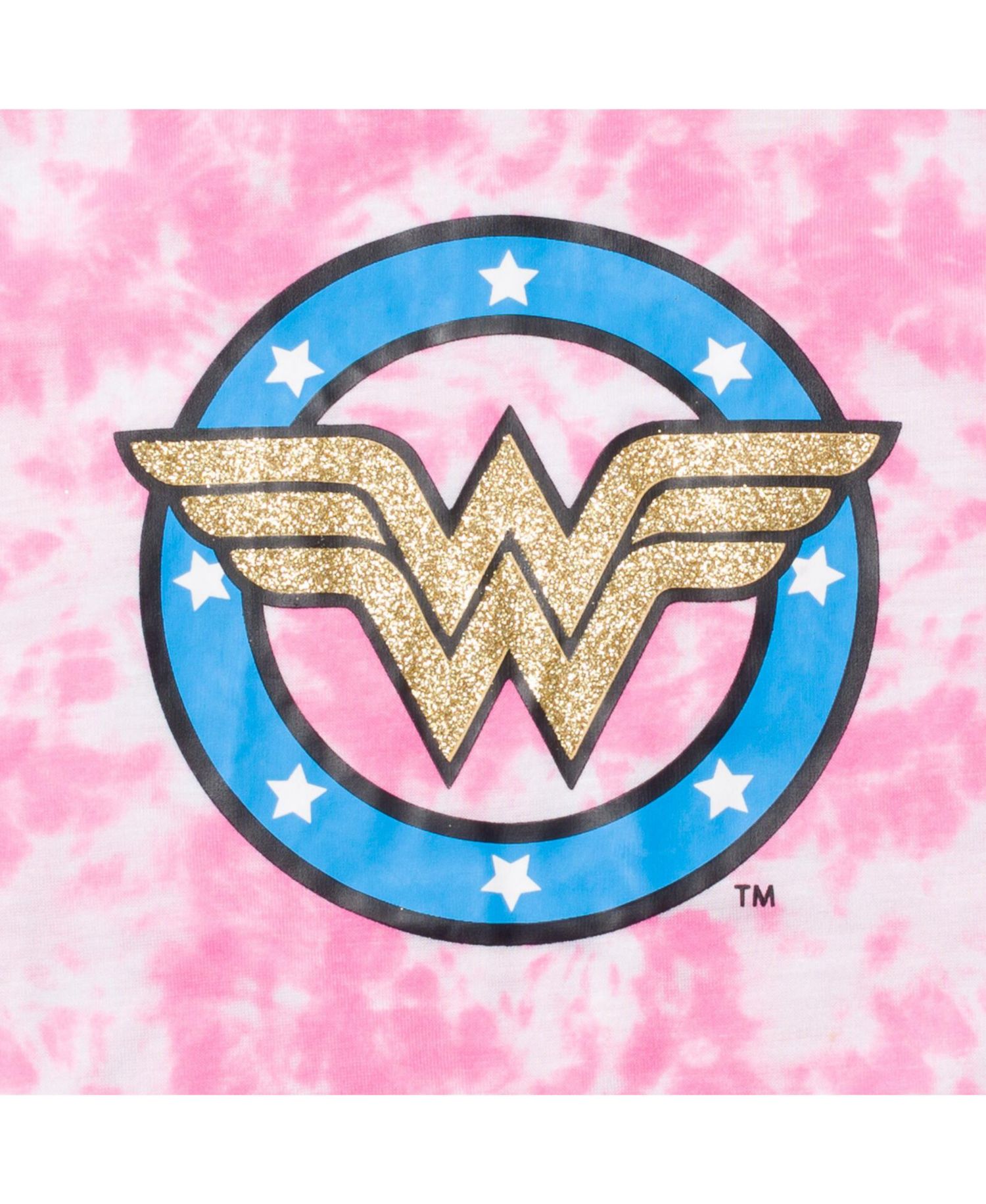 Toddler Girls DC Comics Wonder Woman Pajama Shirt and and Pajama Pants Sleep Set(2T-5T)