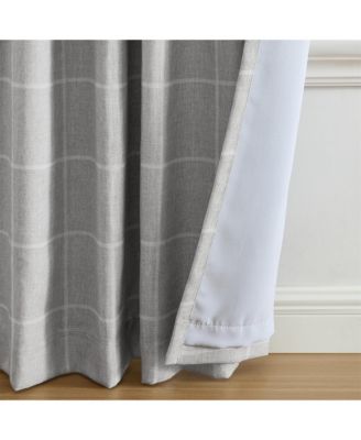 Sawyer Windowpane Plaid Blackout Window Curtain Panel
