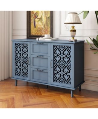 2 Door 3 Drawer Cabinet, American Furniture, Suitable for Bedroom, Living Room, Study