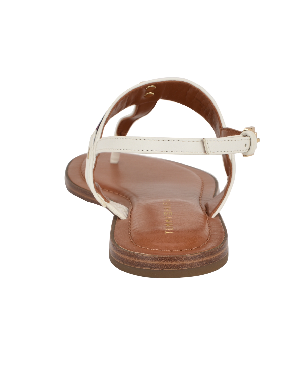 Tommy Hilfiger Gabry T-strap Sandal In White