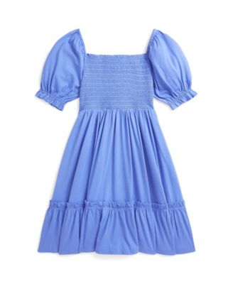 Big Girls Smocked Jersey Dress