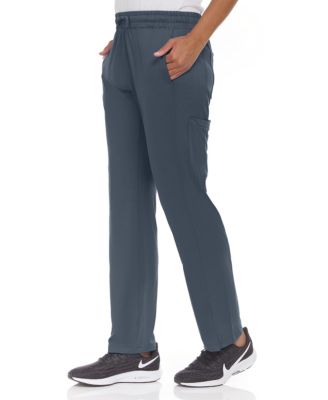 Plus Size Scrubs Mid Rise Six Pocket Active Yoga Scrub Pants