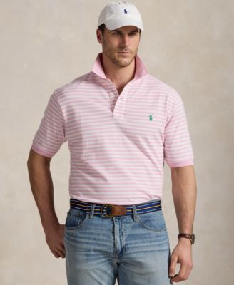 Polo Ralph Lauren - Men's Big & Tall Striped Mesh Polo Shirt