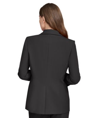 Women's Logo-Clasp Notch-Lapel Blazer