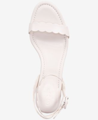 Women's Pathina Scalloped Block Heel Sandals, Exclusively at Macy's