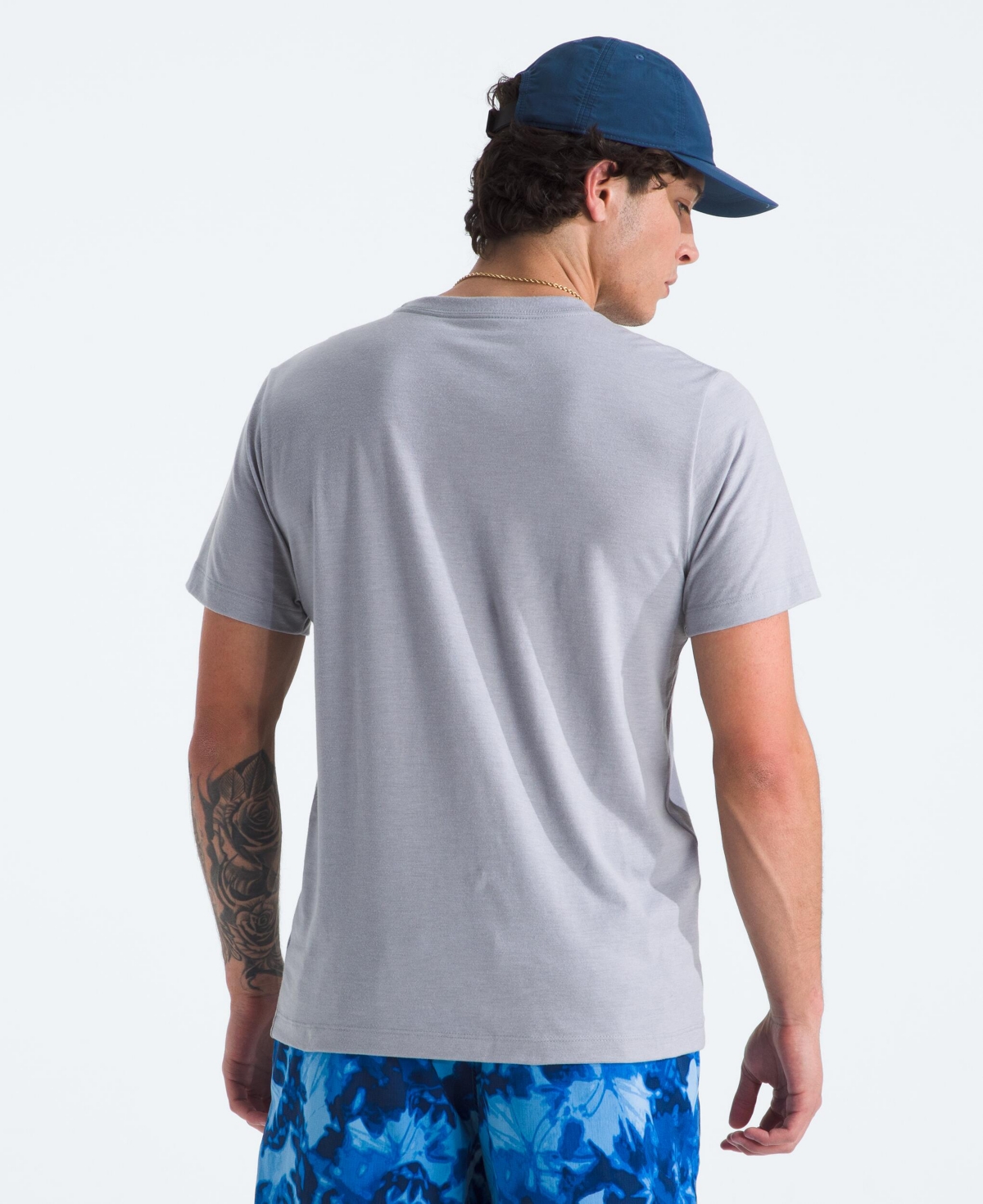 THE NORTH FACE MEN'S SHORT SLEEVE TRI-BLEND T-SHIRT 