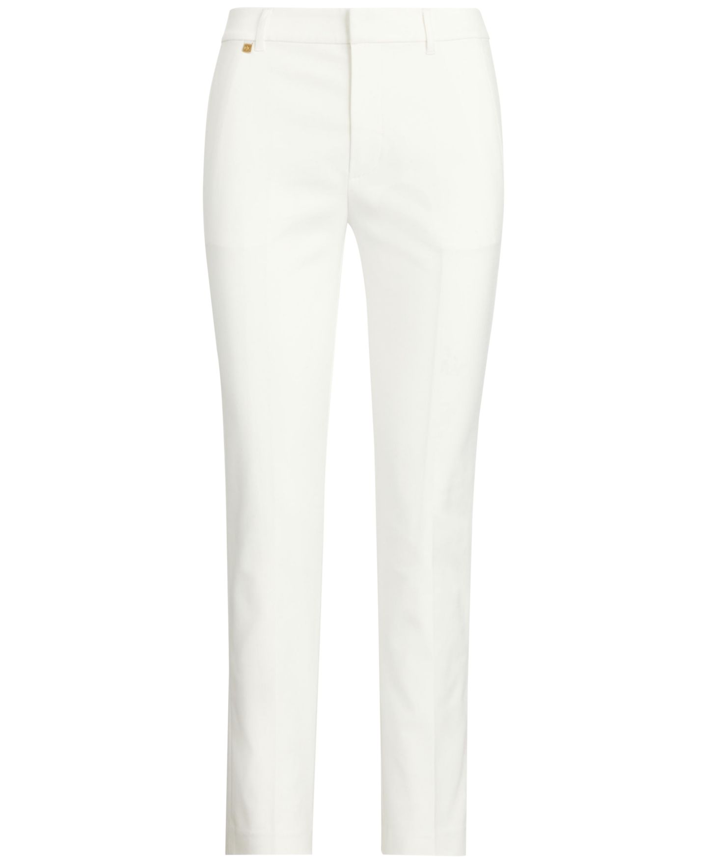 Женские брюки Lauren Ralph Lauren Double-Faced Stretch Cotton Pant, цвет: Белый — фото 5
