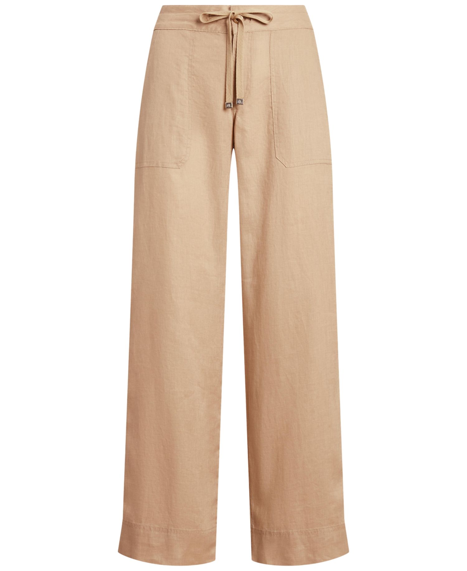Petite Wide-Leg Linen Pants
