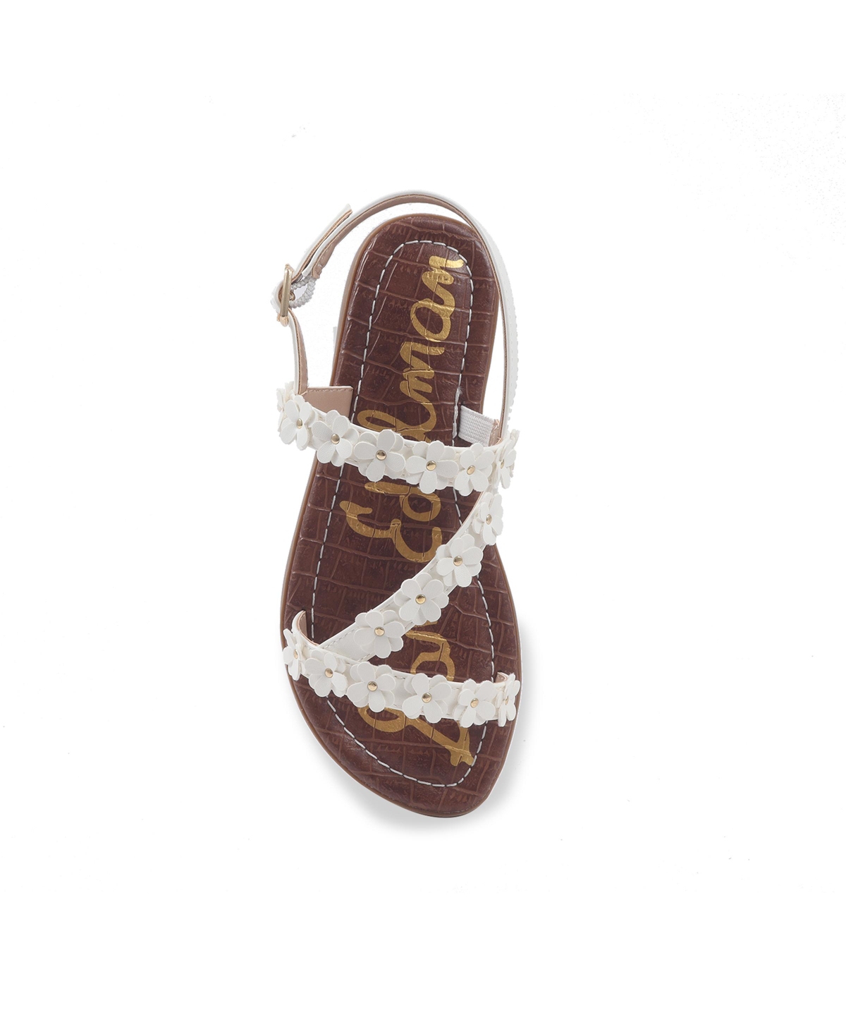 Sam Edelman Little And Big Girls Gigi Flower Gladiator Sandals In White