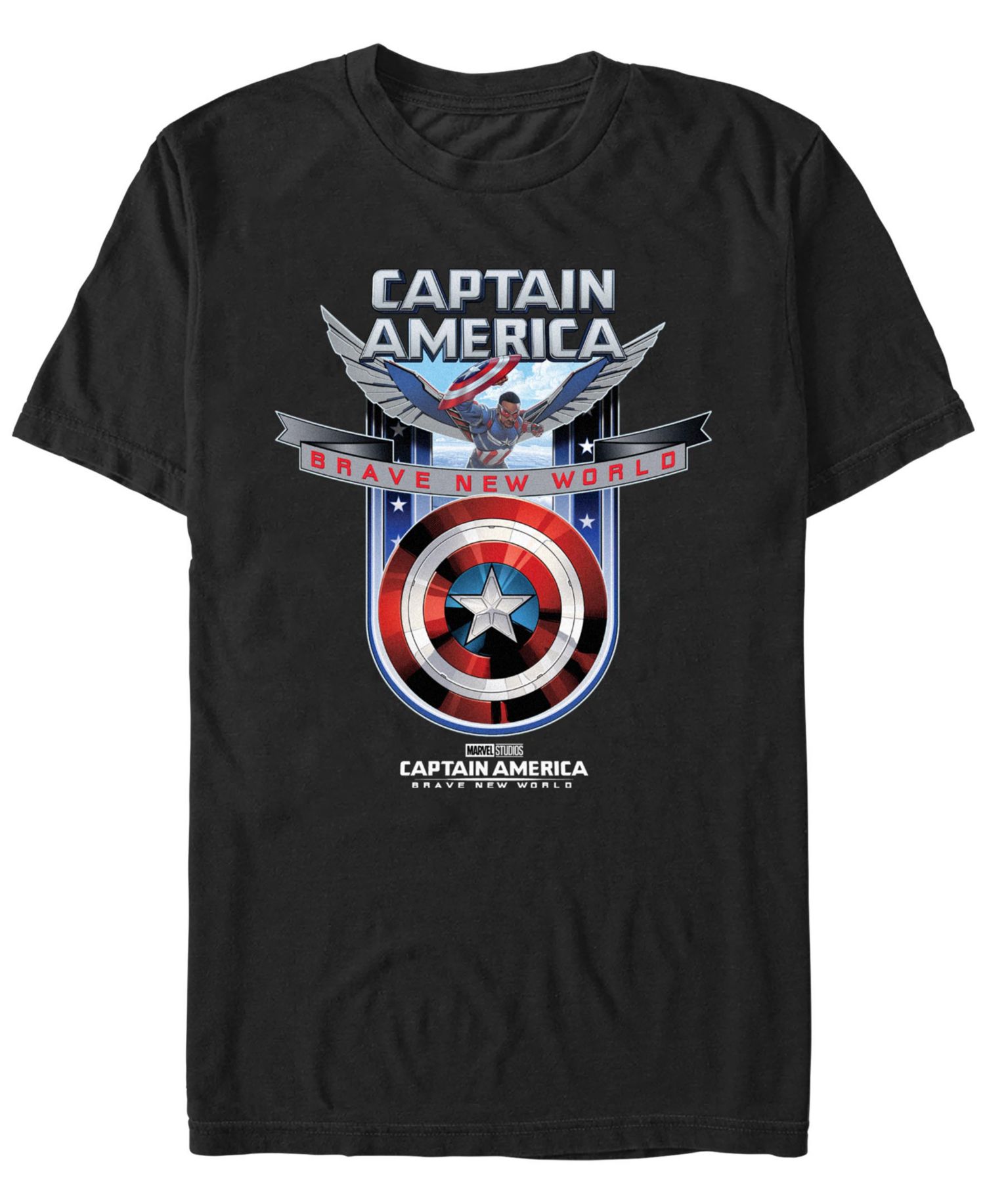 Men's Brave New World Shield Short Sleeve T-Shirt