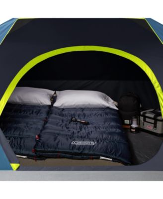 Coleman Blue 4-Person Dark Room Skydome Camping Tent - Macy's