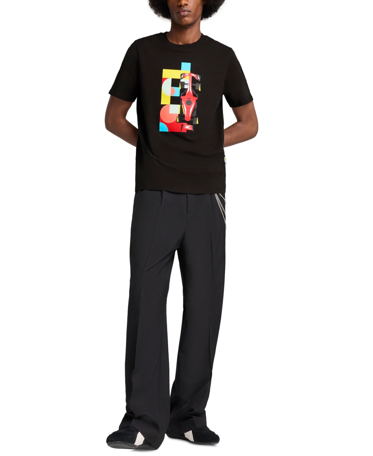 Puma Men's Scuderia Ferrari Regular-fit Race Car Graphic T-shirt