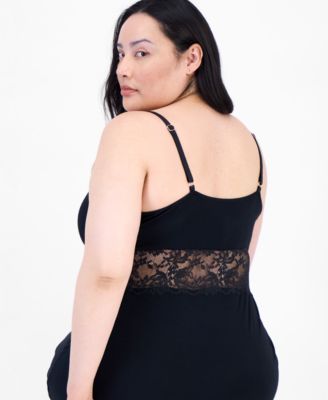 Plus Size Lace-Cutout Chemise, Exclusively at Macy's