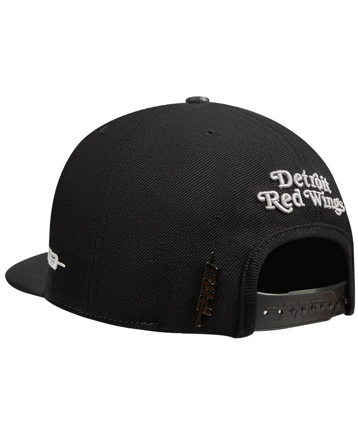 Shop Pro Standard Men'sâ Cream Detroit Red Wings French Terry Snapback Hat
