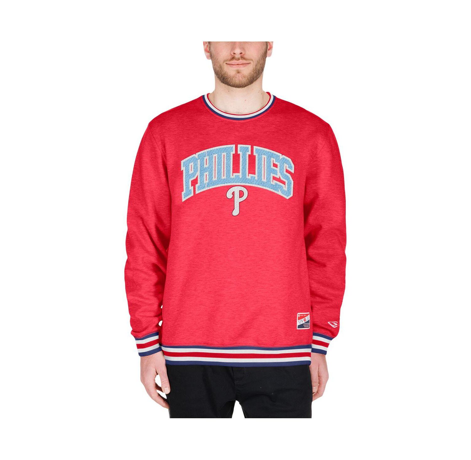 Men's Red Philadelphia Phillies Father's Day Pullover Sweatshirt