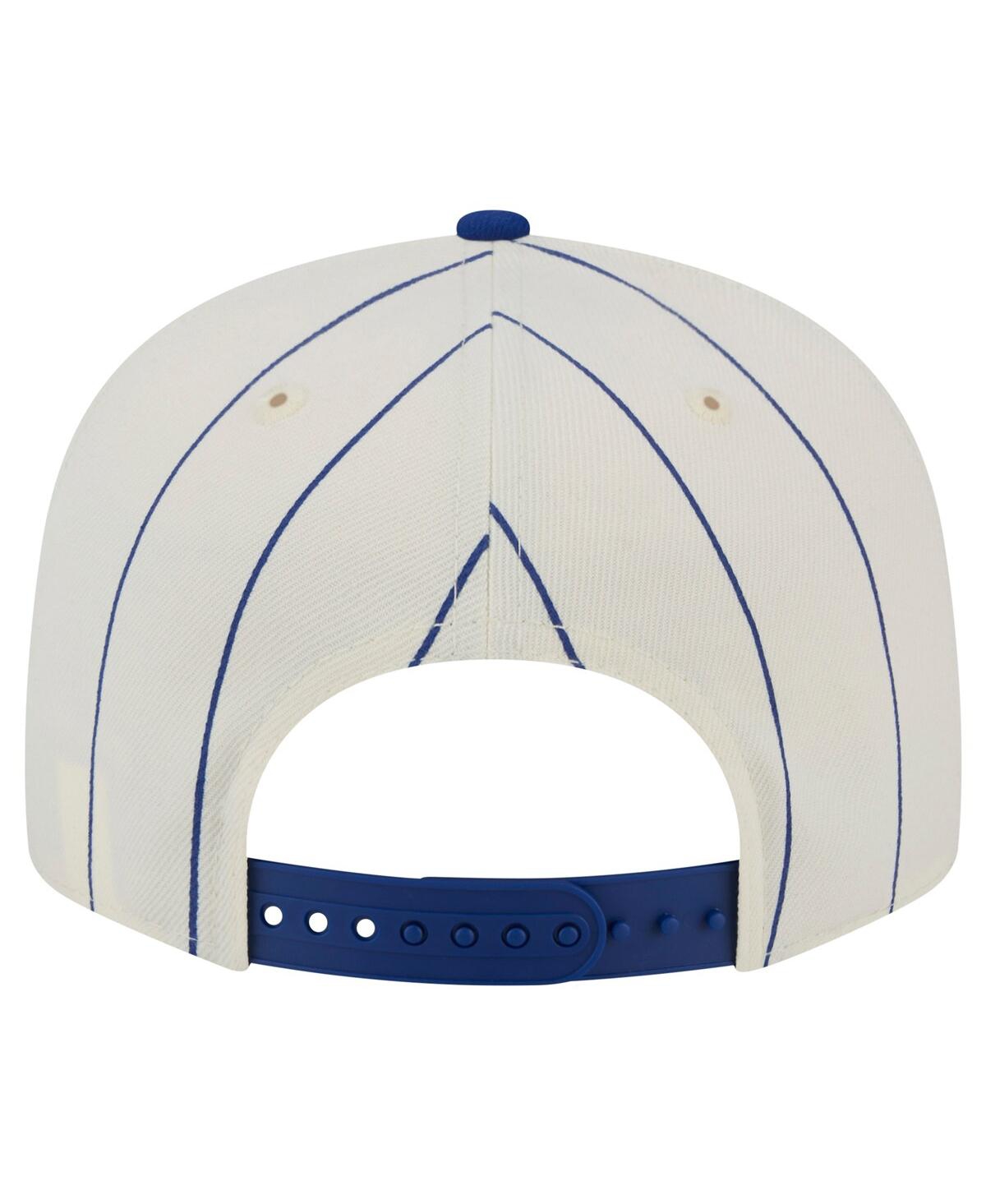 NEW ERA MEN'S WHITE MONTREAL EXPOS JERSEY PINSTRIPE 9FIFTY SNAPBACK HAT 