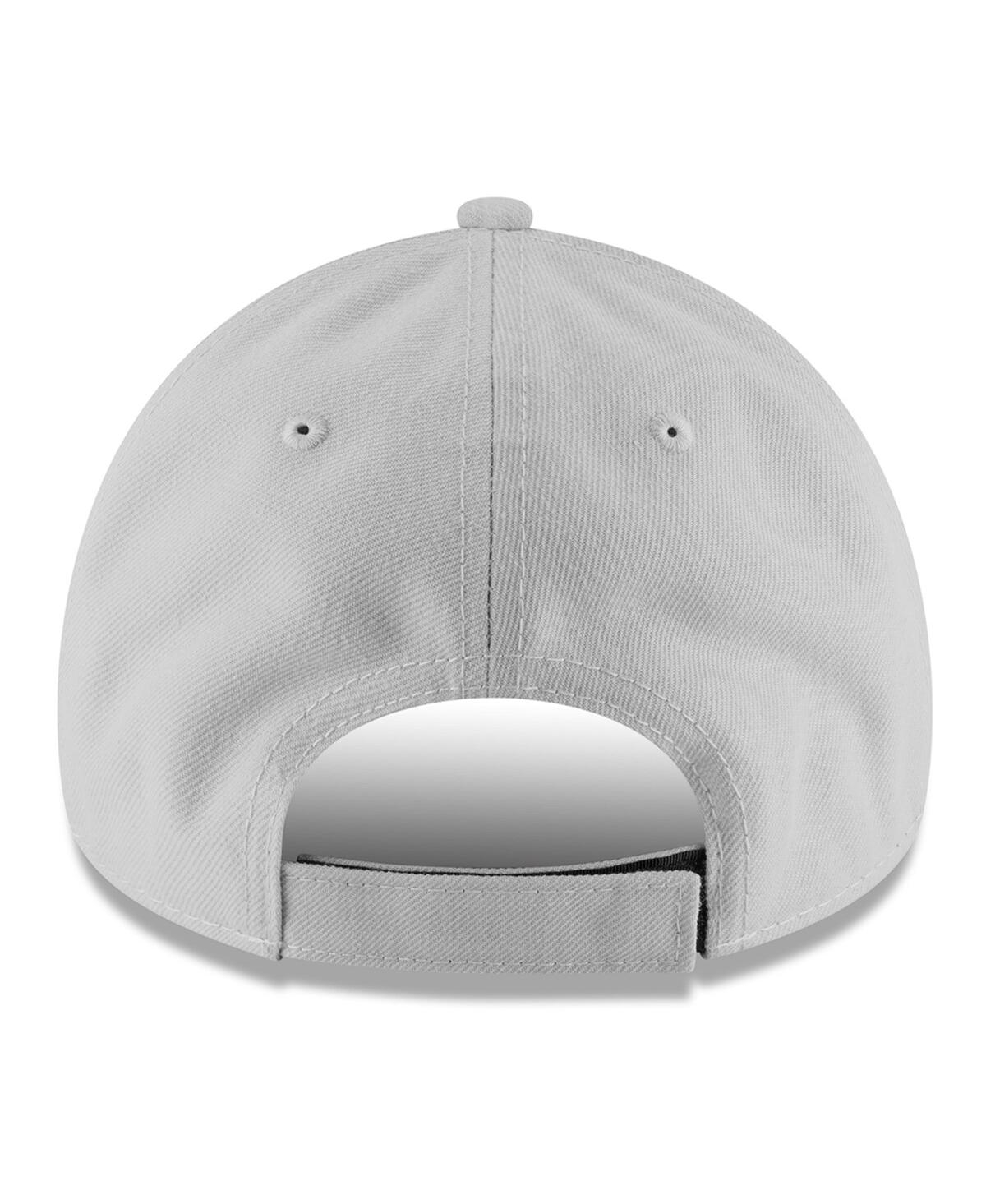 NEW ERA MEN'S GRAY SEATTLE SOUNDERS FC WORDMARK 9FORTY ADJUSTABLE HAT 