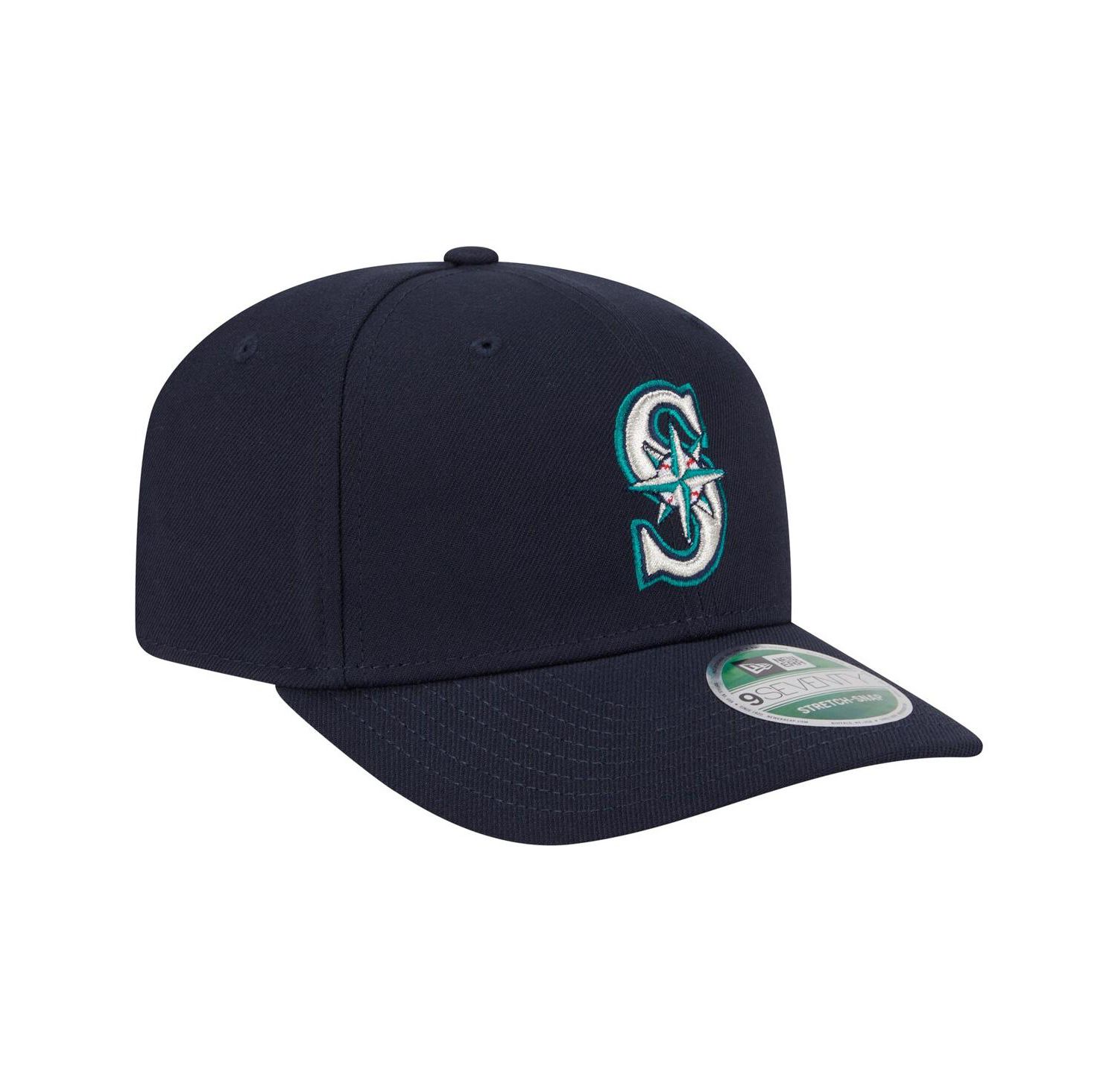 Men's Navy Seattle Mariners Player Replica 9SEVENTY Adjustable Hat