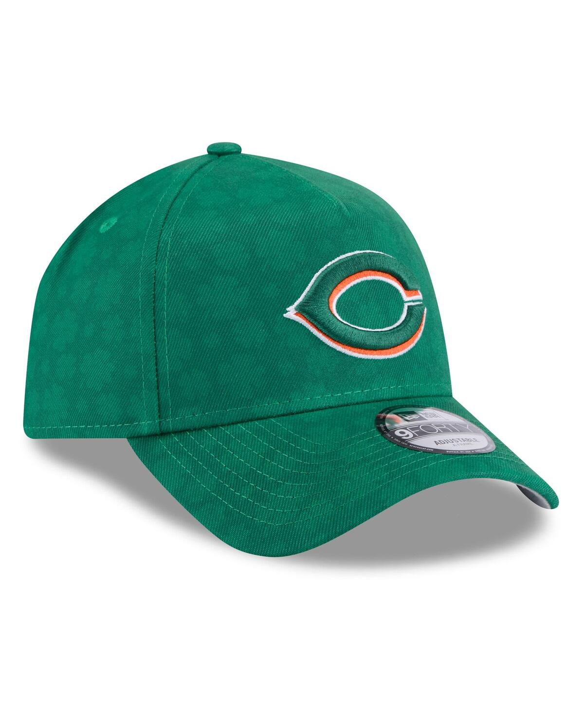 New Era Men's Kelly Green Cincinnati Reds St. Patrick's Day A-frame 9forty Adjustable Hat In Kelly Green