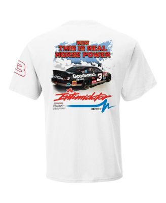 Men's White Dale Earnhardt Cowboys Engines T-Shirt