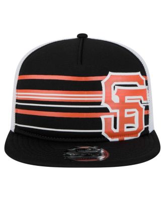 Men's Black San Francisco Giants 9FIFTY A-Frame Trucker Snapback Hat