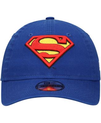 Big Boys and Girls Blue Superman 9TWENTY Adjustable Hat