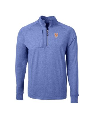 Men's Heather Royal New York Mets Adapt Eco Knit Stretch Quarter-Zip Pullover Sweatshirt
