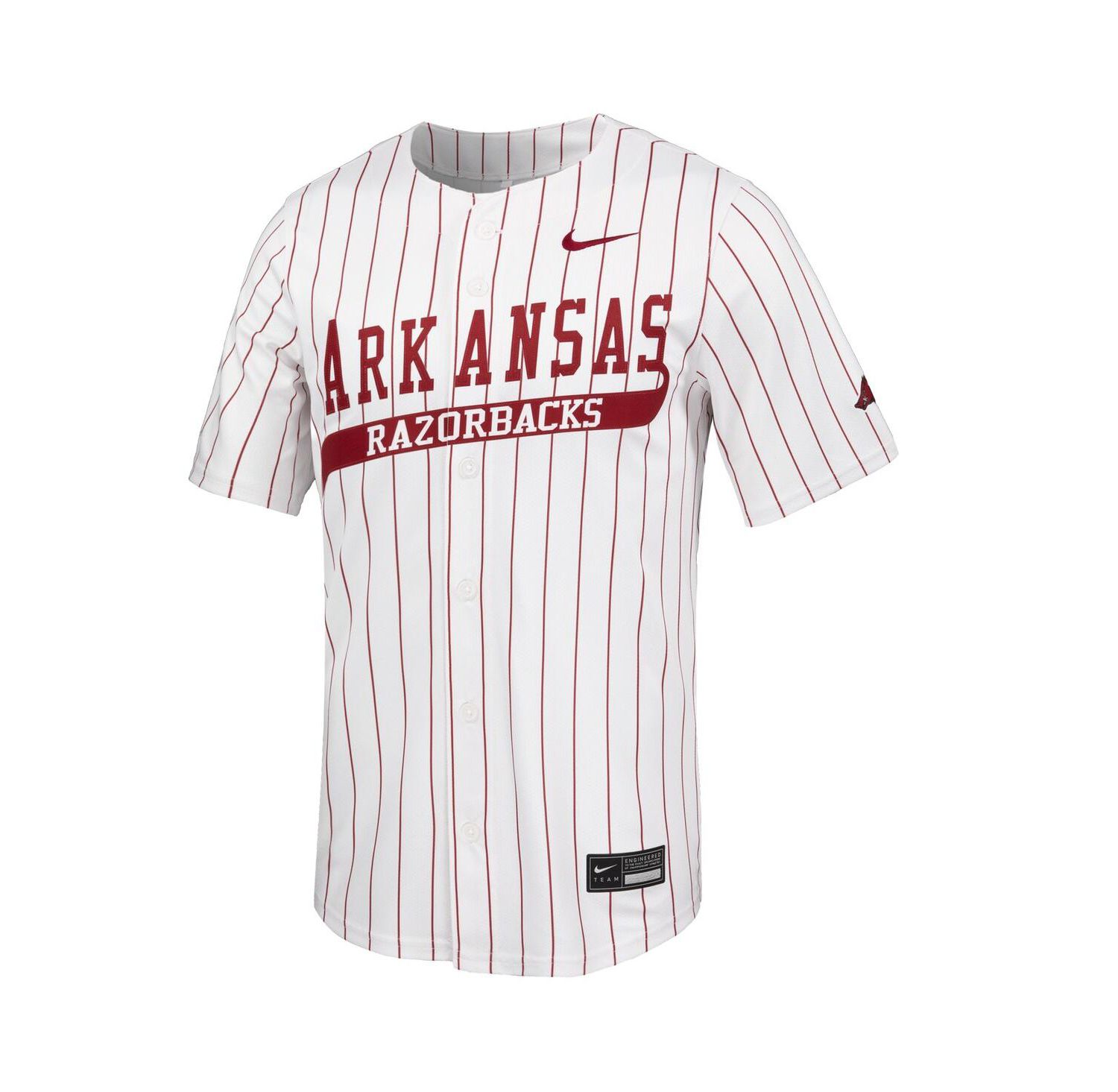 Men's White Arkansas Razorbacks Limited Baseball Jersey